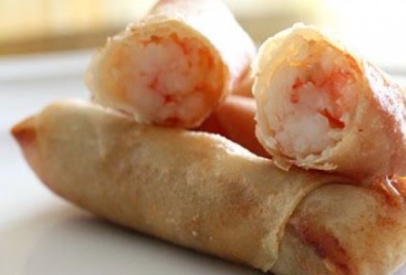 Shrimp flautas  (3pzs)