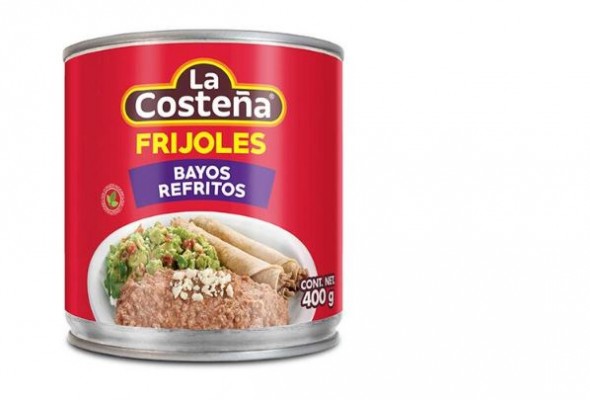 Refried beans can 580 gr