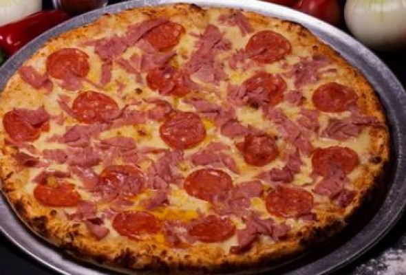 Pizza Ham  & Pepperoni (Medium)