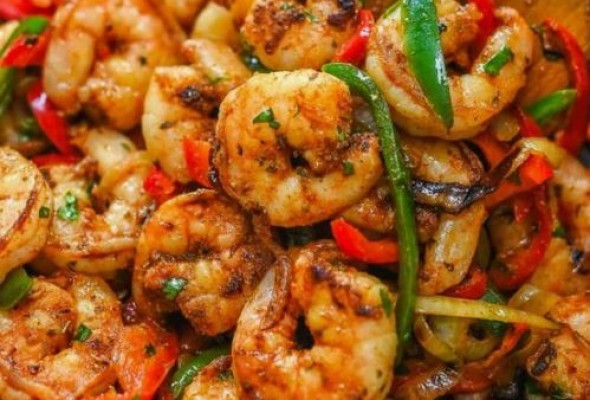 Shrimp Fajitas