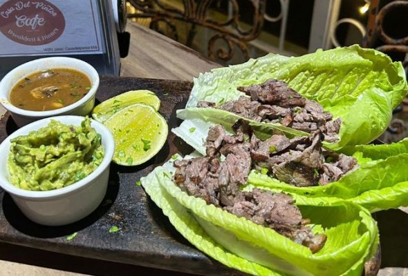 Light tacos (3) Arrachera or sirloin